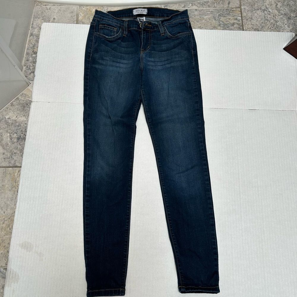 Judy Blue High‎ Waist Skinny Non Distressed Jeans Style #8390 size 7/28 - Picture 4 of 5